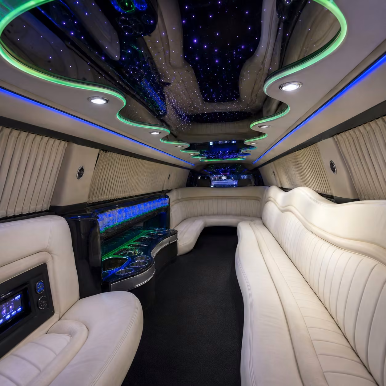 chrysler 300 limo interior