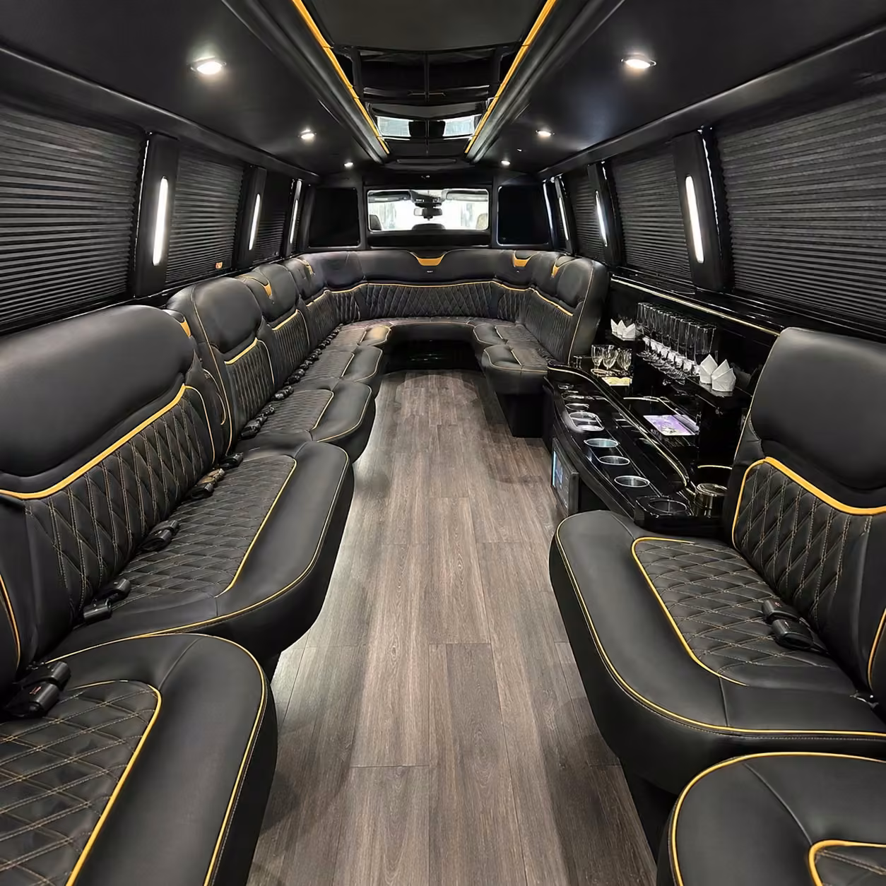 hummer limo inside