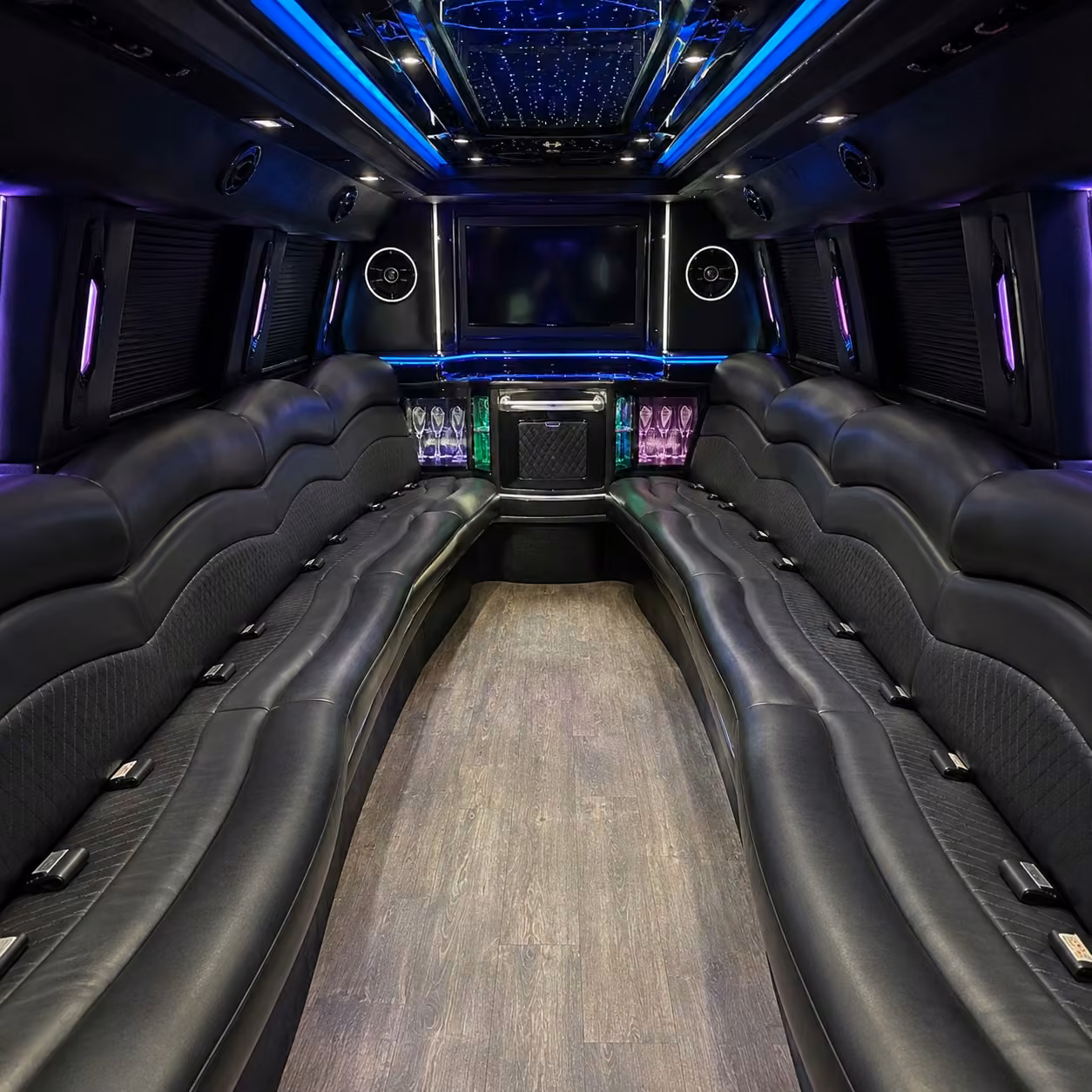 hummer limo interior